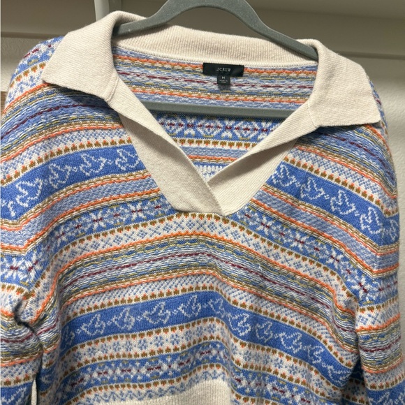 J. Crew Sweaters - J. Crew Multicolor V-Neck Sweater